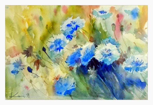 Анна Божкова акварель