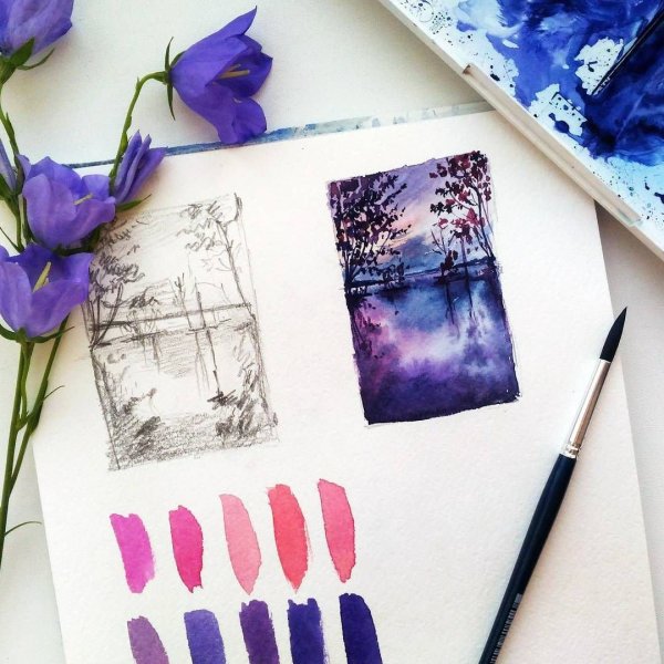 Акварельный скетчбук