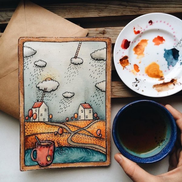 Акварельный скетчбук