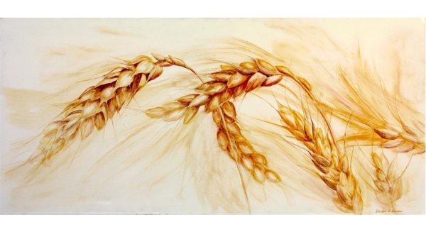 Хлеб акварелью