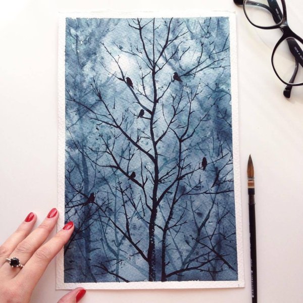 Идеи для рисунков акварелью