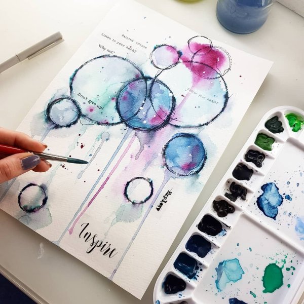 Идеи для рисунков акварелью