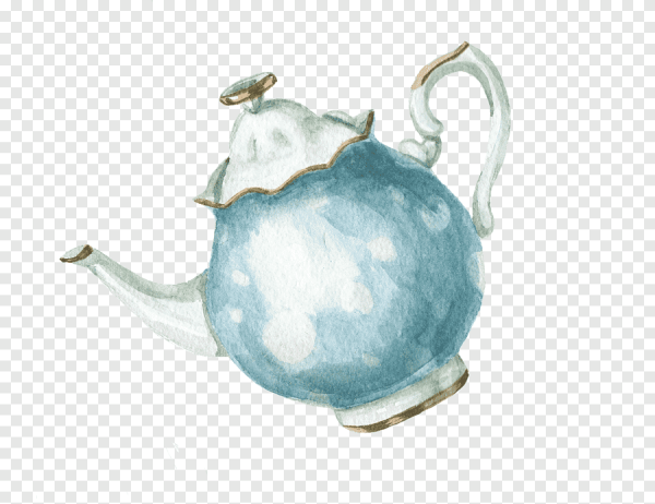 Акварельный чайник