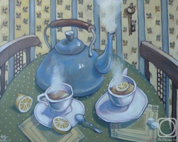 Кира Панина чай живопись