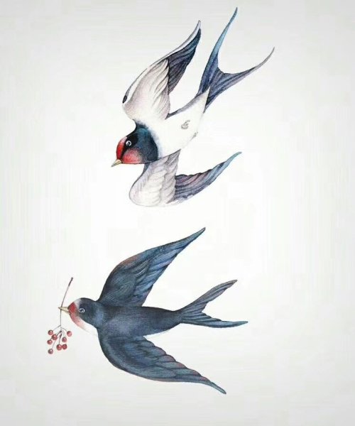 Две ласточки