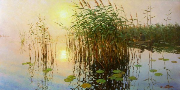 Художник Дмитрий Лёвин. "Золотой рассвет".