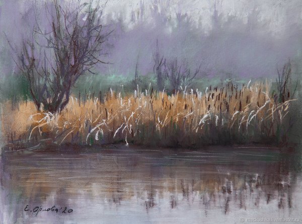 Тростник живопись