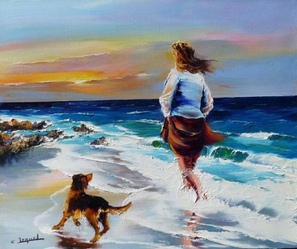 Кристиан Жекель море картина