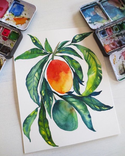 Идеи для рисования фруктов