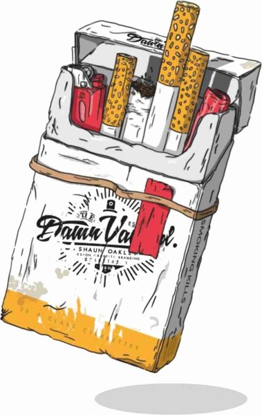 Сигарета рисунок