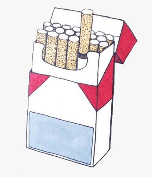 Нарисованная сигарета