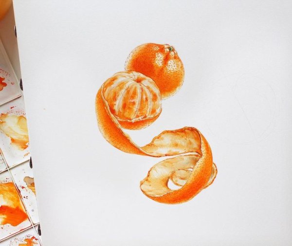 Скетяинн маркерами мандарин