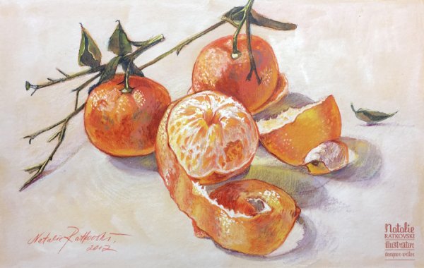 Елизавета Залегина мандарины