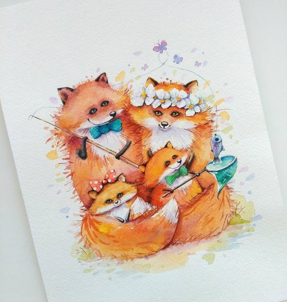 Художник Евгения Соловьева акварель