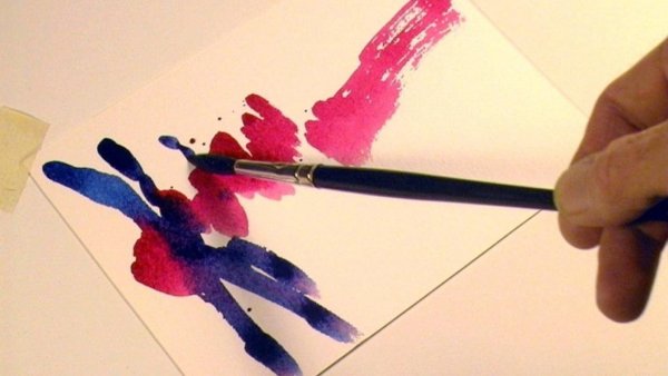 Приемы рисования кистью