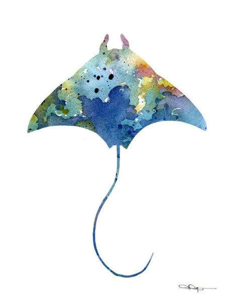 Скат картина