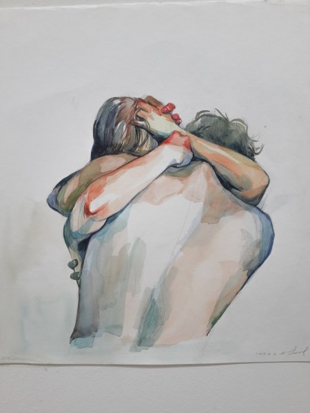 Страсть акварель