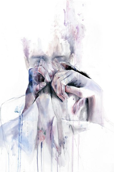 Эмоции акварель