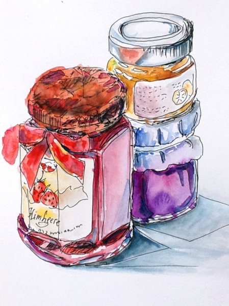 Варенье акварель