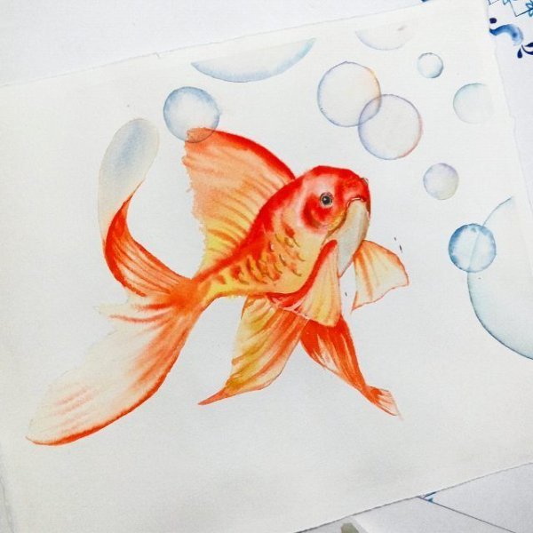 Крис Эндрюс "золотые рыбки"