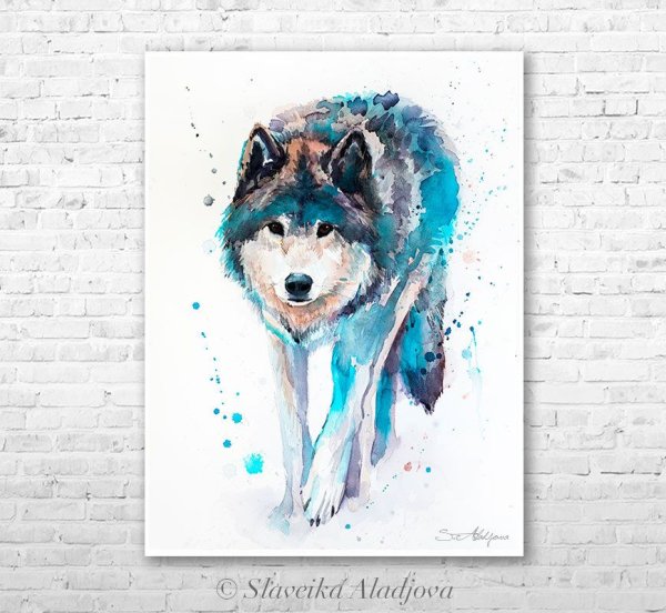 Хаски рисунок