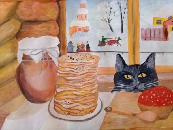 Рисование Масленица