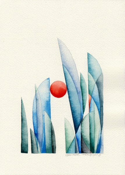 Акварель Минимализм