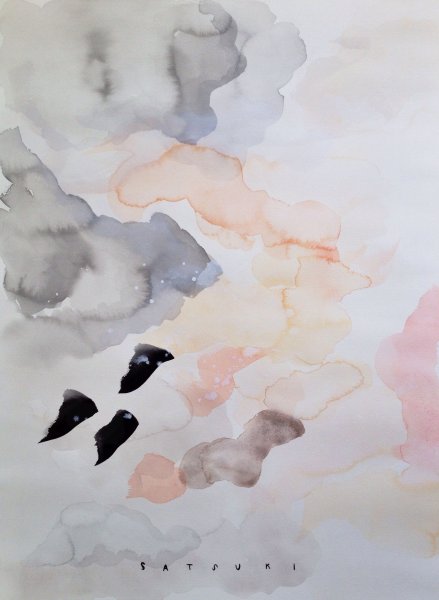 Акварель Минимализм