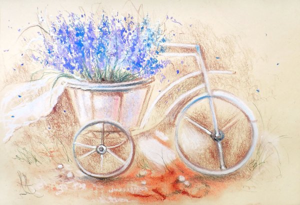 Аннет Логинова картины Лаванда