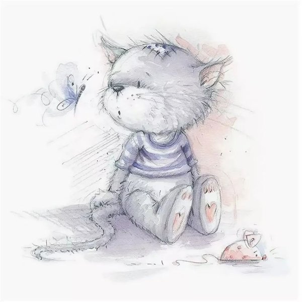 Милые трогательные иллюстрации