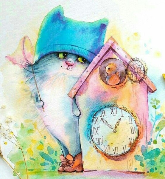 Скетчинг акварелью для детей