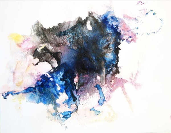 Красивое Акварельное пятно