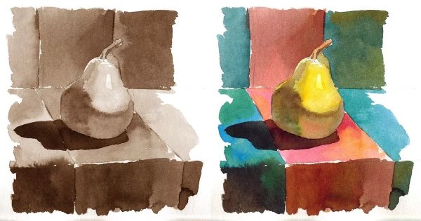 Шар куб и цилиндр светотенью