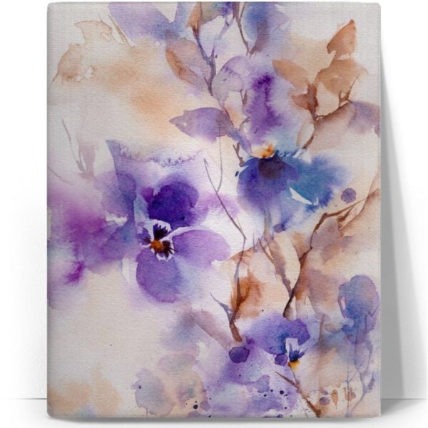 Акварельные цветы