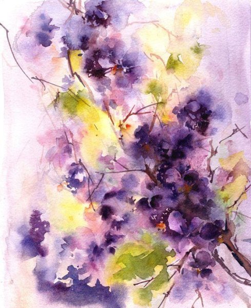 Регина Насырова акварель