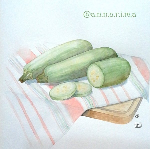 Кабачок гуашью