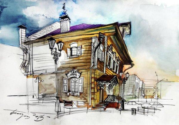 Олег Беседин Графика, акварель