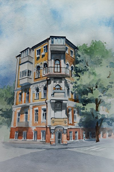 Архитектура акварелью
