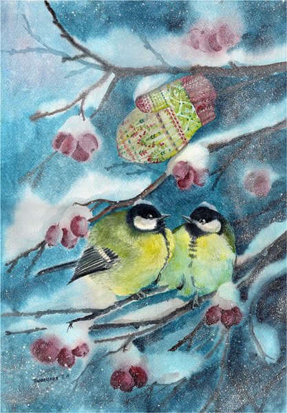 Татьяна Пловецкая зимние картины