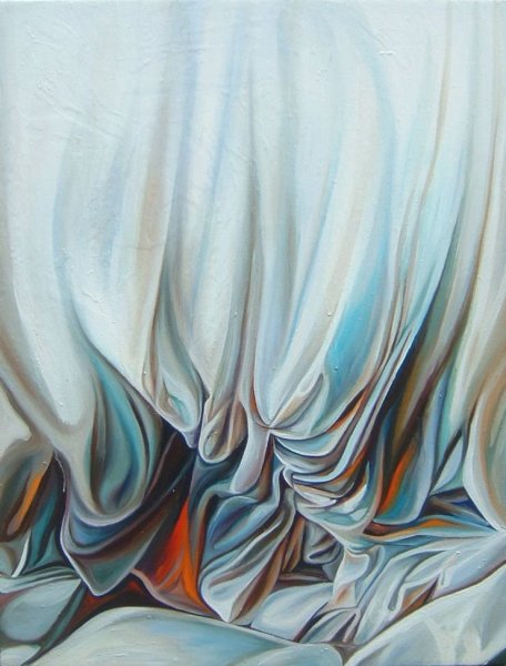 Академический Этюд драпировка гуашь