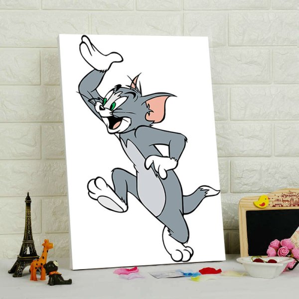 Фотозона в стиле том и Джерри