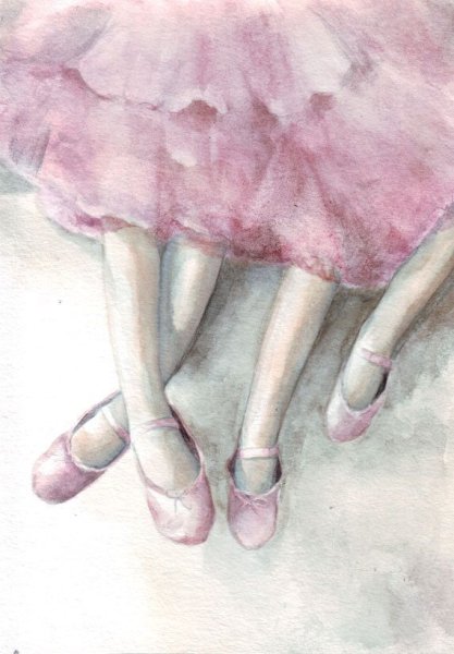 Акварельная балерина