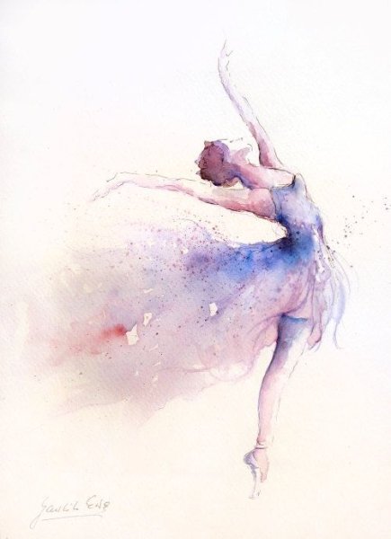 Балерина арт для срисовки