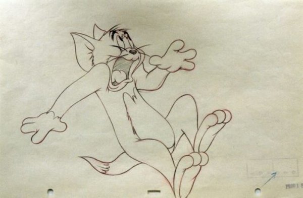 Срисовка том и Джерри легкое