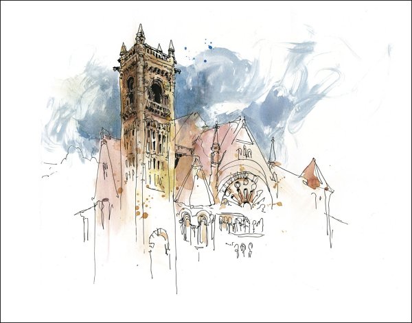 Графика акварель