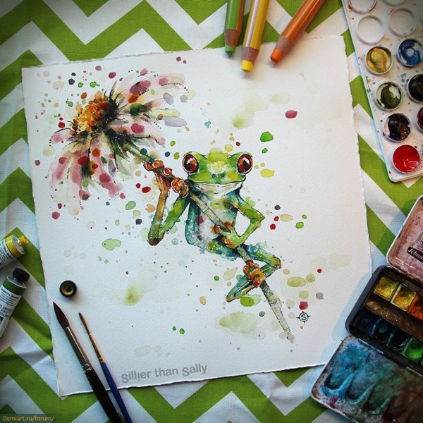 Акварели Салли Уолш