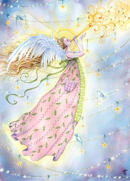 Антропософская живопись ангел