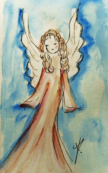 Акварельные ангелочки