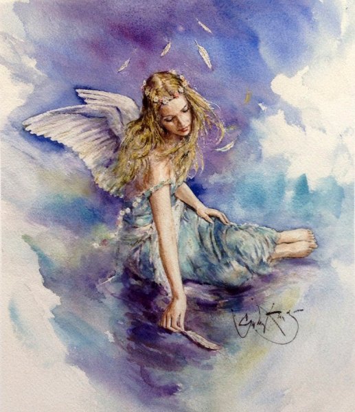 Олеся Сержантова картины ангелы