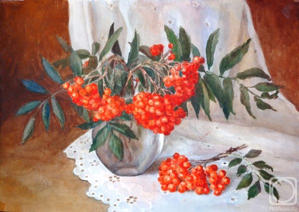Андрияка натюрморт рябина